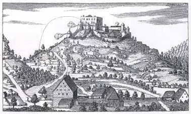 Waldeck Burg Stich